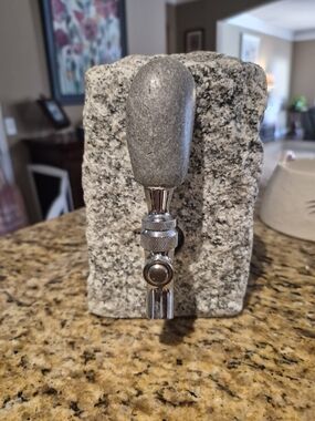 Stone Tap Handle  Block - Rustic Gray
